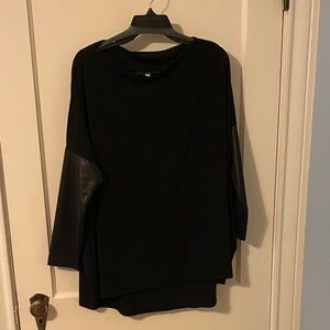 bryn Walker Black Blouse
